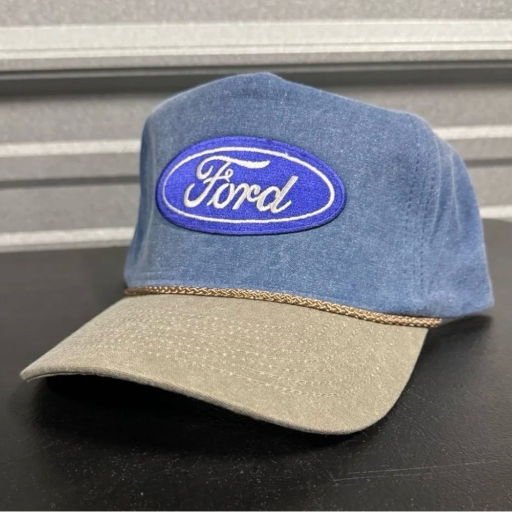 2 Tone Handcrafted Ford Trucker Hat
